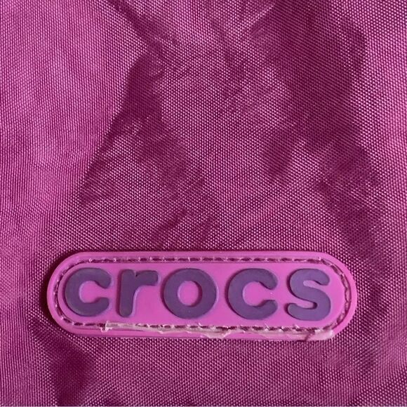 Crocs Tote Bag XL Polyester Zip Closure Gorgeous - Picture 2 of 5